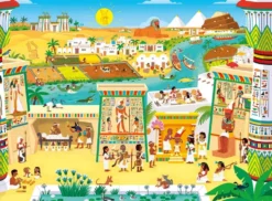 PUZZLE KIDIDOC - L'EGYPTE DES PHARAONS -65 PIECES