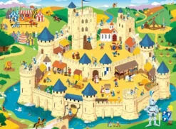 PUZZLE KIDIDOC -35 PIECES - CHATEAUX FORTS