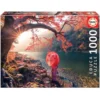 PUZZLE 1000 LEVER DE SOLEIL SUR LE FLEUVE KATSURA JAPON
