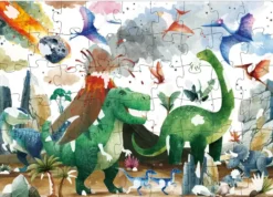 PUZZLE MAGIQUE A L'EAU -LES DINOSAURES
