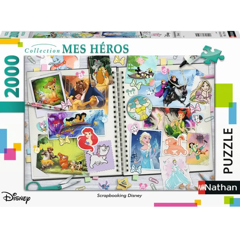 PUZZLE NATHAN 2000 PIECES - SCRAPBOOKING DISNEY