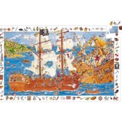 PUZZLE OBSERVATION 100 PIECES LES PIRATES