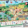 PUZZLE 45 PIECES - AU ZOO - CHERCHE ET TROUVE