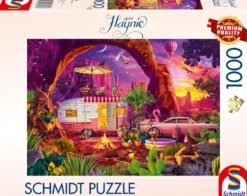 PUZZLE 1000 PIECES - CAMPING PARADISIAQUE DANS LE DESERT