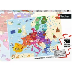 PUZZLE 250 PIECES - CARTE D'EUROPE
