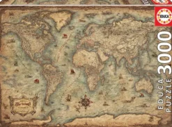PUZZLE 3000 PIECES - CARTE DU MONDE