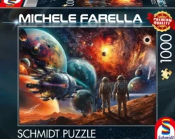 PUZZLE 1000 PIECES - COSMOS MULTICOLORE : VOYAGE DANS L’ESPACE