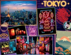 PUZZLE 2000 PIECES DECOUVERTE TOKYO