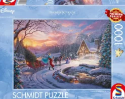 PUZZLE 1000 PIECES - DISNEY CENDRILLON A LA MAISON POUR NOEL