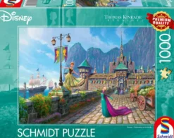 PUZZLE 1000 PIECES - DISNEY REINES DES NEIGE CELEBRATION D ARENDELLE