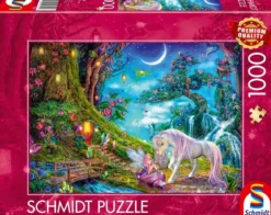 PUZZLE 1000 PIECES - HISTOIRE DU SOIR AU CLAIR DE LUNE