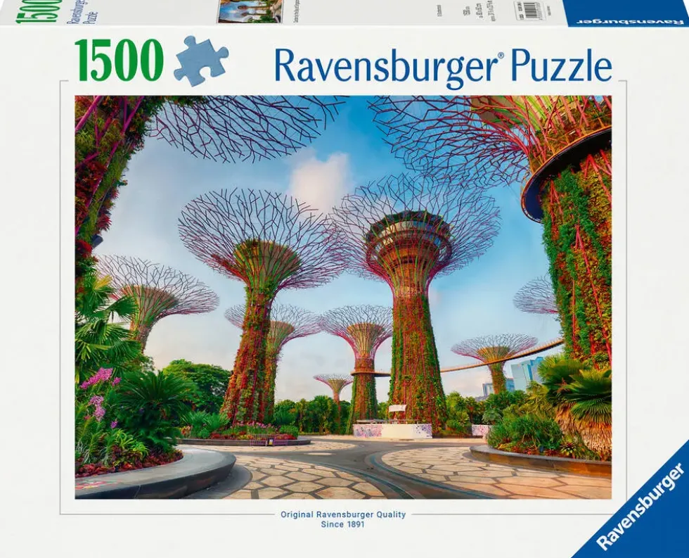PUZZLE 1500 PIECESJARDIN DE LA BAIE DE SINGAPOUR