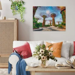 PUZZLE 1500 PIECESJARDIN DE LA BAIE DE SINGAPOUR