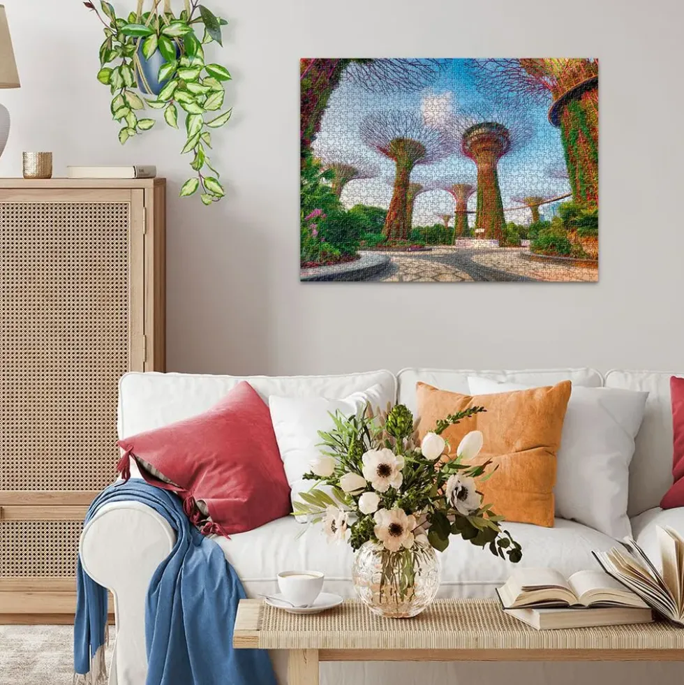 PUZZLE 1500 PIECESJARDIN DE LA BAIE DE SINGAPOUR