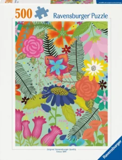 PUZZLE 500 PIECES - JUNGLE DE FLEURS