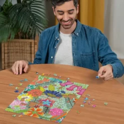 PUZZLE 500 PIECES - JUNGLE DE FLEURS