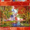 PUZZLE 1000 PIECES - LA CHAPELLE DANS LA FORET D’AUTOMNE