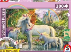 PUZZLE 150 PIECES - LA LICORNE ET SES POULAINS