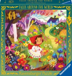 PUZZLE 64 PIECES - LE PETIT CHAPERON ROUGE - CONTES DU MONDE