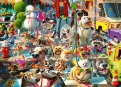 PUZZLE 1000 PIECESLE PROMENEUR DE CHIENS