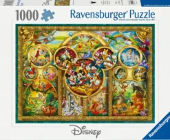 PUZZLE 1000 PIECES - LES PLUS BEAUX THEMES DISNEY