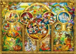 PUZZLE 1000 PIECES - LES PLUS BEAUX THEMES DISNEY