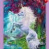 PUZZLE60 PIECES LICORNE DANS UN JARDIN ENCHANTE
