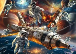 PUZZLE 1000 PIECES - MAGIE DES GALAXIES : EN APESANTEUR DANS L’ESPACE