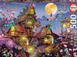 PUZZLE 500 PIECES - MAISON DES FEES