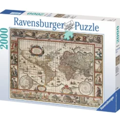 PUZZLE 2000 PIECES MAPPEMONDE 1650