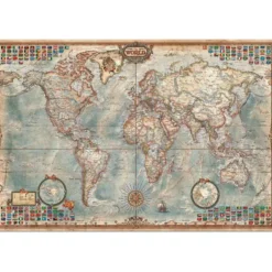 PUZZLE 4000 PIECES MAPPEMONDE