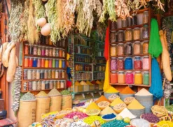 PUZZLE 500 PIECES - MARCHE AUX EPICES MAROC