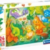 PUZZLE 24 PIECES MAXI - DINOS HAPPY OASIS
