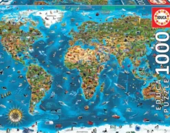 PUZZLE 1000 PIECES - MERVEILLES DU MONDE