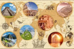 PUZZLE 3000 PIECES - MERVEILLES DU MONDE MODERNE