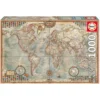 PUZZLE 1000 PIECES MINIATURE MAPPEMONDE