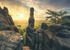 PUZZLE - 1000 PIECES - MONOLITHE MONTAGNES DE GRES DE L'ELBE