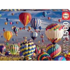 PUZZLE 1500 PIECES MONTGOLFIERES
