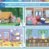 PUZZLE - 20-40-60-80 PIECES - MULTI 4 JUNIOR PEPPA PIG