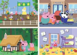 PUZZLE - 20-40-60-80 PIECES - MULTI 4 JUNIOR PEPPA PIG