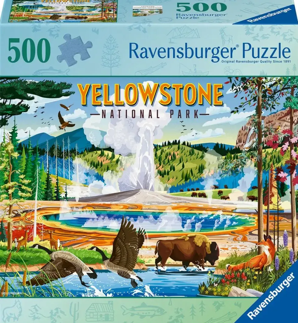 PUZZLE 500 PIECES - PARC NATIONAL DE YELLOWSTONE