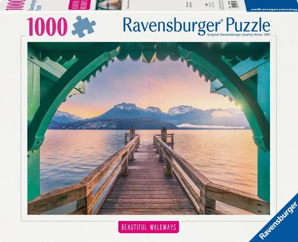 PUZZLE 1000 PIECES - PASSERELLE DU LAC D’ANNECY