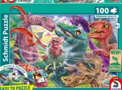 PUZZLE 100 PIECES -PETIT DINO, GRANDES AVENTURES