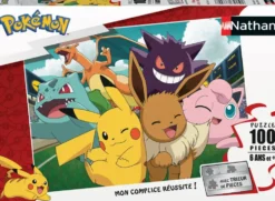 PUZZLE 100 PIECES - PIKACHU ET LES POKÉMON