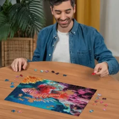 PUZZLE 500 PIECESPOISSON-LION