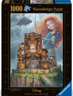 PUZZLE 1000 PIECES - REBELLECOLLECTION CHATEAU DISNEY PRINCESS