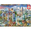 PUZZLE 1500 PIECES SYMBOLES D'AMERIQUE DU NORD