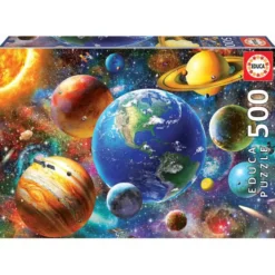 PUZZLE 500 PIECES SYSTEME SOLAIRE