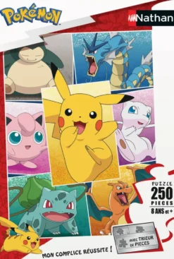 PUZZLE 250 PIECES - TYPES DE POKÉMON