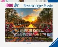 PUZZLE 1000 PIECES - VELOS A AMSTERDAM